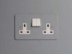 Flex Outlet Georgian Brass Varilight 13 A Noir Switched Fused Spur Néon