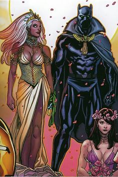 Storm And Black Panther By Scott Eaton Pinteres It S Rare To See Healthy Relationships In Por Culture Even Rarer Still Them Comics The Marriage Of Storm And Black Panther Was Beautiful