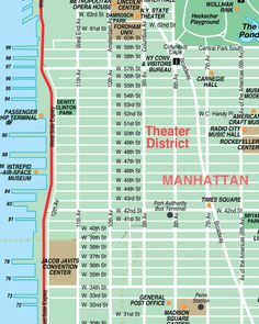 broadway theatre district new york city streets map street location maps of nyc sights museums shopping tours arts and theatres from mustseenewyork