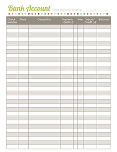 checkbook register freebie printable top organizing bloggers printable check register template