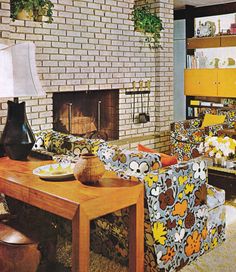 341 Best 1970s Living Room Images On Pinterest 70s Decor Vintage 1970s Living Room Mcm Structure With 70s Decor Home
