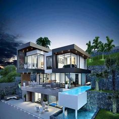 Modern Home Design 2014 Of 3D Front Elevation Com 1 Kanal Corner Plot 2
