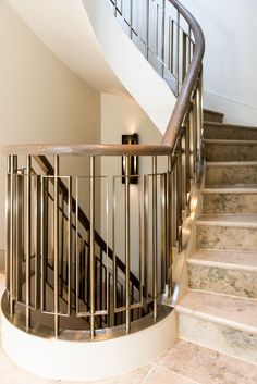 contemporary stair railing curved helix staircase balustrades in almond gold pvd stainless steel yes stainless not brass by john desmond ltd escaleras modernas de interior cómo elegir las barandillas contemporary stair railing curved helix staircase balustrades in almond gold pvd stainless steel yes stainless not brass by john desmond ltd escaleras modernas de interior cómo elegir las barandillas