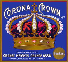Placentia King David Jewish Jews Orange Citrus Fruit Crate Label Art Print