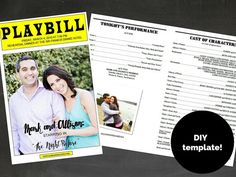 60 best playbill broadway theme party images broadway theme how to make a play bill