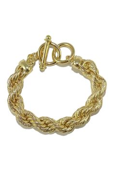 14k Gold Plated Paperclip Chain Bracelet Costume Jewelry Gold Link Bracelets for Women Ladies Girls
