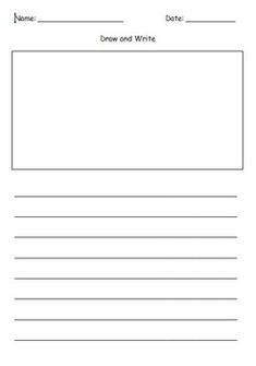 Draw and write exercise books