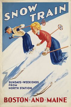 MORITZ SWITZERLAND SKI WINTER SPORT ENJOY RIDE VINTAGE REPRO FREE S//H POSTER ST