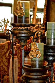 Anderson S Furniture Andersonsfurn On Pinterest Hammered Steel Planters Have Three Diffe Levels With Large Scented Candles