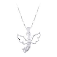 Mia Diamonds 925 Sterling Silver with 9k Gold Accent AM Teardrop Criss Cross Slide Pendant