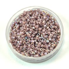 8//0 Faux Pearl Vanilla Cream Ivory AB Rainbow Luster Toho Seed Beads