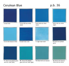 Shades Of Bluecolor Names Blue Color Learn More Cerulean Blue Shades Paint Colors Color Names Wedding
