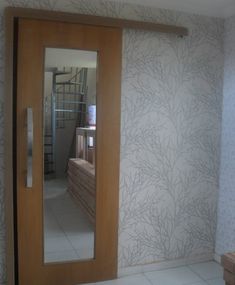 Small Bathroom Door Solution Bathrooms Doors Pocket Porta De Correr Trilho Embutido Pintura Laca P U Amarelo Sayerlack Ecoville