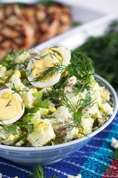 Old Fashioned Potato Salad with Egg and Dill - The Suburban Soapbox