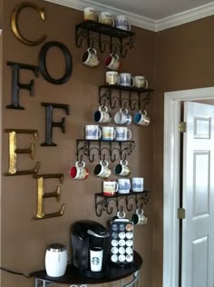 75 Best Coffee Theme Kitchen Images In 2018 Paint Colors Colores 40 Ideas To Create The Best Coffee Station