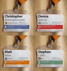 the 37 best name badges images on pinterest conference badges