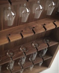 Porte-Verres à pieds Suspendu bar Rack à verres Rangement étagère