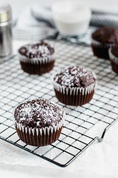 Chocolate zucchini muffins: because vegetables are best when they taste like warm, melty chocolate.
