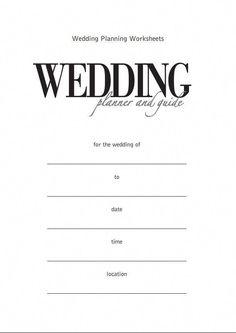 printableweddingplanner printable wedding planner in 2018