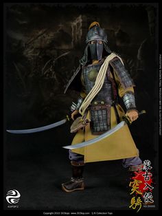 DID 1//6 Scale Hero Qin Dynasty Warrior Chinese Head sculpt for 12/" figure use