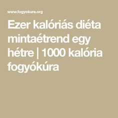 Diéta étrend menü egy hónapig