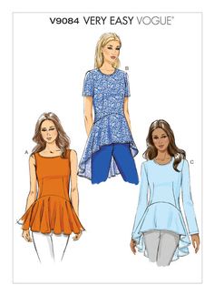 14 Vogue Mustern 1502/ A5/ Misses Kleid Gr/ö/ße 6