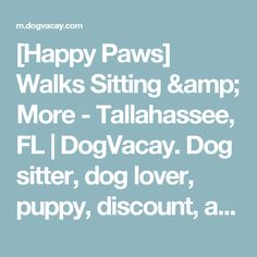 dog sitter instructions