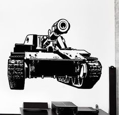 Black 12 x 18 Design with Vinyl RAD 526 1 Army War Truck Hummer Silhouette Vinyl Wall Decal
