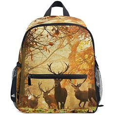 Unisex PU Leather Backpack Christmas Reindeers and Fir Print Womens Casual Daypack Mens Travel Sports Bag Boys College Bookbag