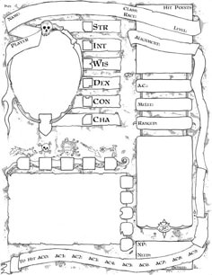 5 fun alternative character sheets for 5th edition dungeons and hero forge character sheet