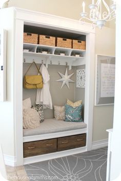 19 Best Front Hall Closet Organization Images Entryway 18 Easy Small Remodeling Diy Projects For Changes In Your Home Entryway Closet