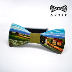 Men Boy Fashion Handmade Wooden Bow Tie Wedding Party Clubbing Unique Wears Gift