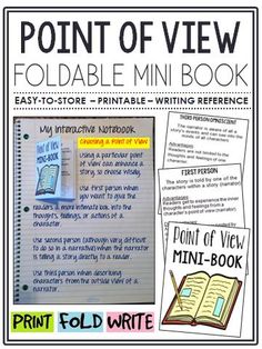 point of view foldable template