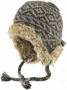 Uosliks Brown Fun Boston Terrier Dog Pattern Comfortbale Soft Slouchy Collection Knit Hats Skull Cap Winter Ski Baggy Hat