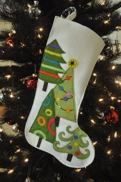 Felt Decoration Christmas Tree Sewing Craft PATTERN SUGARPLUM MADALLIONS