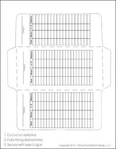 budget envelopes template