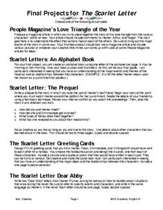 the scarlet letter essay prompts
