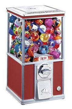 Red 2/” Capsules Vending Machine for Business Big Vending Machine Toys in Capsules Vending Machine for Kids