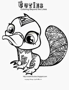Creative Cuties Platapuss Coloring Page