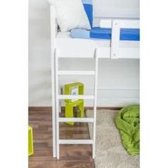 lackiert Candy Blue Dekor Weiß Standregal