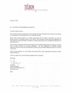 change of business address letter