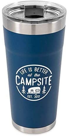 Coral Pink Won't Sweat Tumbler with Double Wall Insulation 53061 Great For Hot and Cold Drinks Leak Proof Lid Camco Life is Better at The Campsite Stainless Steel 20 oz Coral Pink Won't Sweat Tumbler with Double Wall Insulation 53061 Great For Hot and Cold Drinks Leak Proof Lid Camco Life is Better at The Campsite Stainless Steel 20 oz