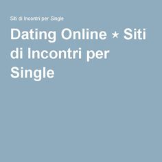 incontri daffari online