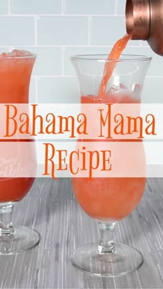 We're dreaming of sandy beaches and fruity cocktails and today's Bahama Mama cocktail recipe is the perfect way to transport back to your last beach vacay.
