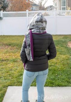 Lätt DIY sy från grunden | Hoodie halsduk Lätt DIY sy från grunden | Hoodie halsduk