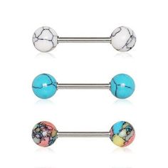 Rose Gold Revo Illumilating Gold Plated Steel Freedom Fashion Barbell Tongue Ring