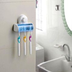 Kitchen Bathroom Strong Suction Soap Dish Tray Holder Shower Drain Rack Esdtu