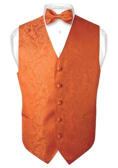 Mens Formal Tuxedo Vest /& Bow-Tie Set in Sage Paisley