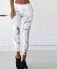 Usstore Women Plus Size Leggings Pants Fall Winter Casual Elastic Waist Metal Ring Hollow Out Yoga Gym Run Trousers