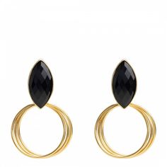 Ioka 14K Yellow Gold CZ Tiny Honey Bee Bumble Bee Screw Back Stud Earrings